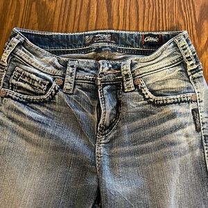 Sliver w26/l31 light color jeans straight leg